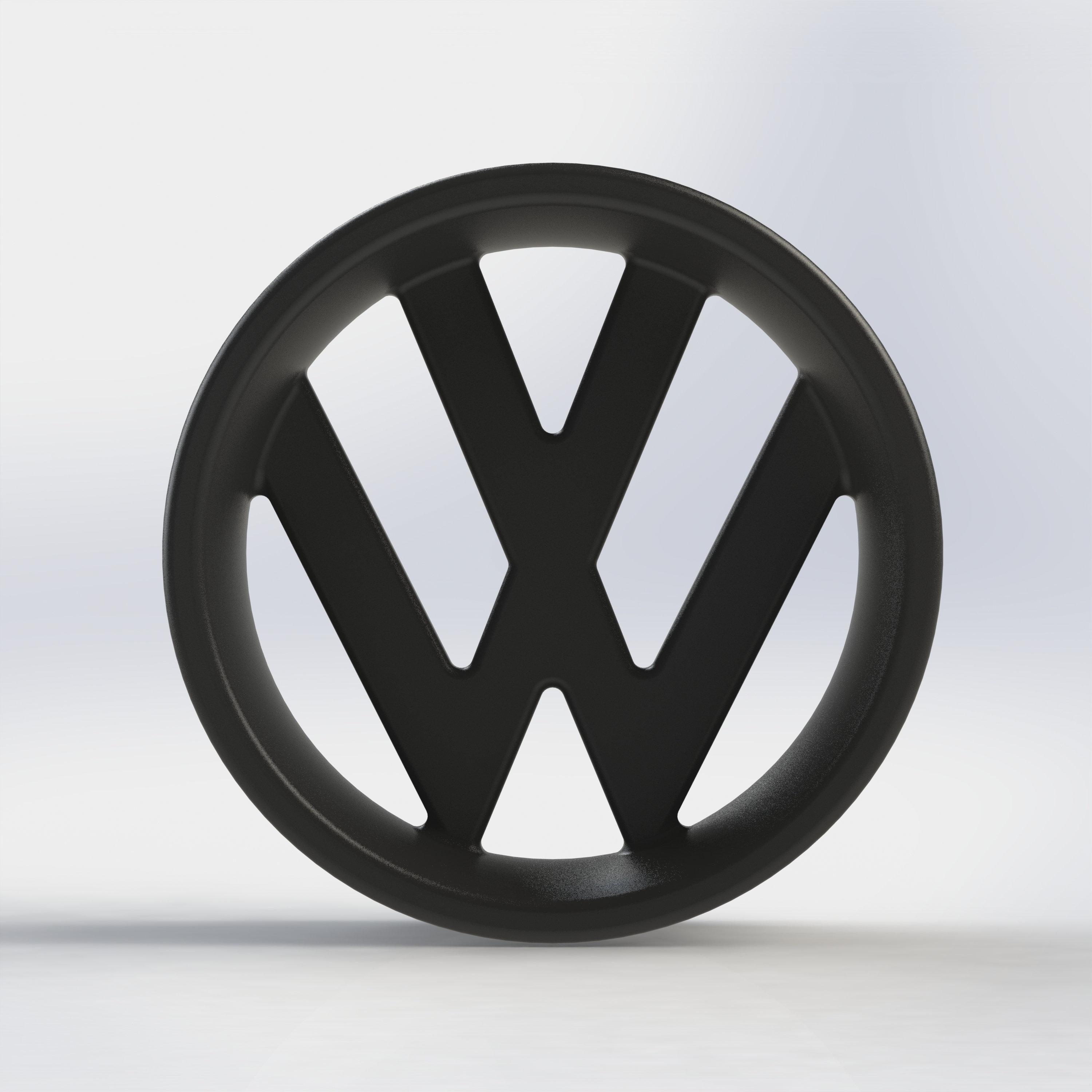 Volkswagen Ear Plug Flesh Tunnel VW Logo Acrylic Screw Fit 6mm-25mm 