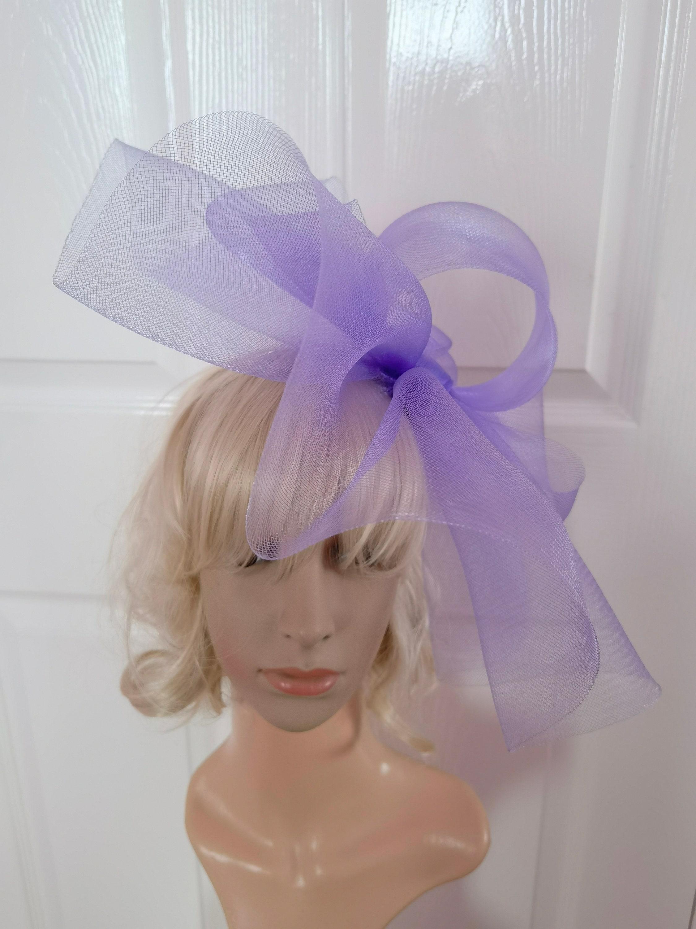Etsy Light Purple Lilac Crin Fascinator 