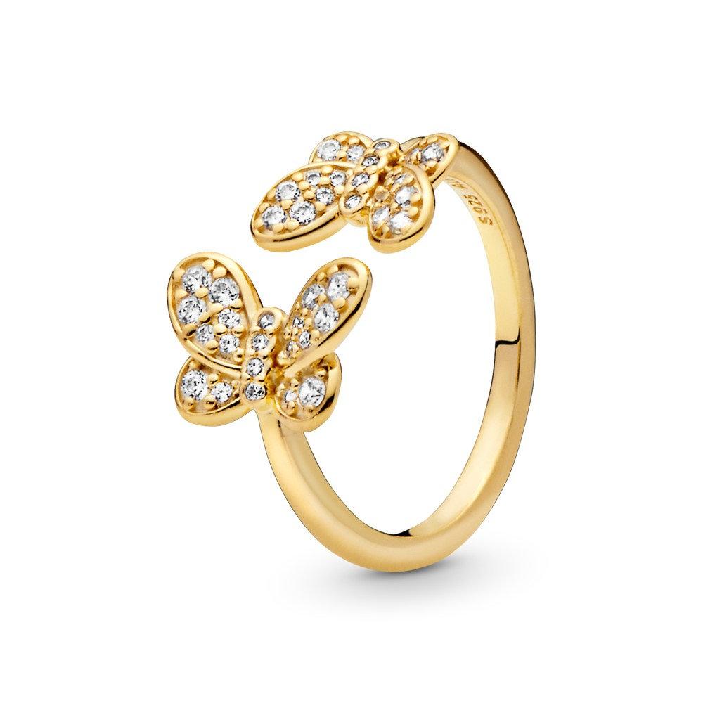 New Pandora Shine Collection Dazzling Butterflies Ring # 167913cz W/box Size 52 New Pandora Shine Collection Dazzling Butterflies Ring # 167913cz W/box Size 52