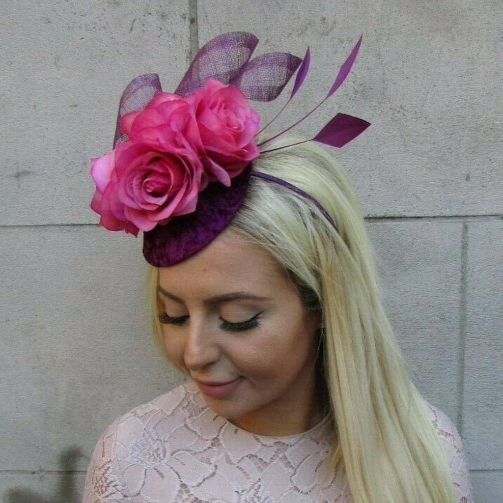 Etsy Cerise Hot Pink Plum Purple Flower 