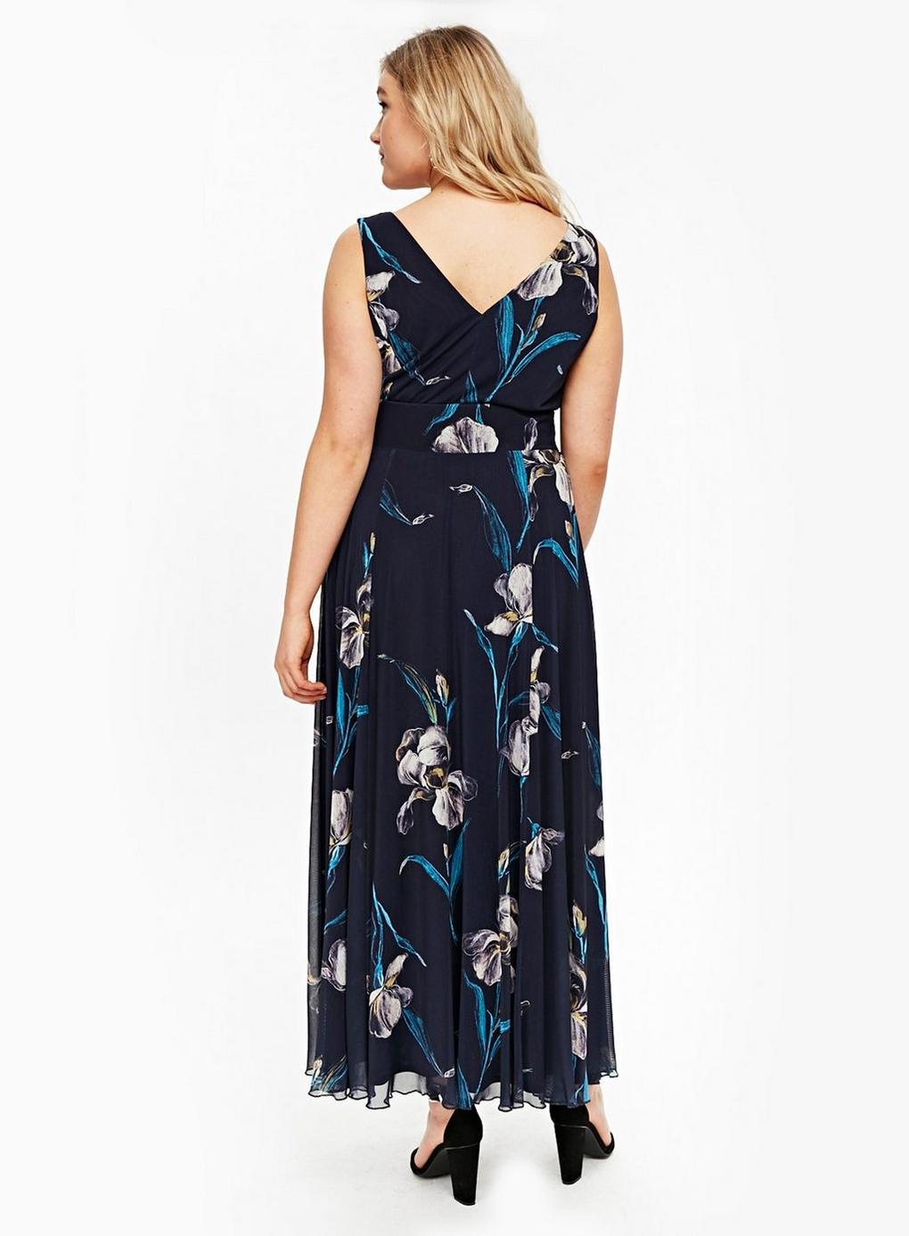 scarlett & jo chiffon maxi dress