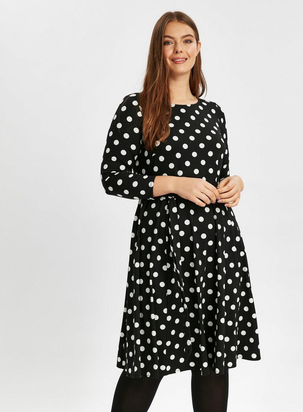 evans spotty dress