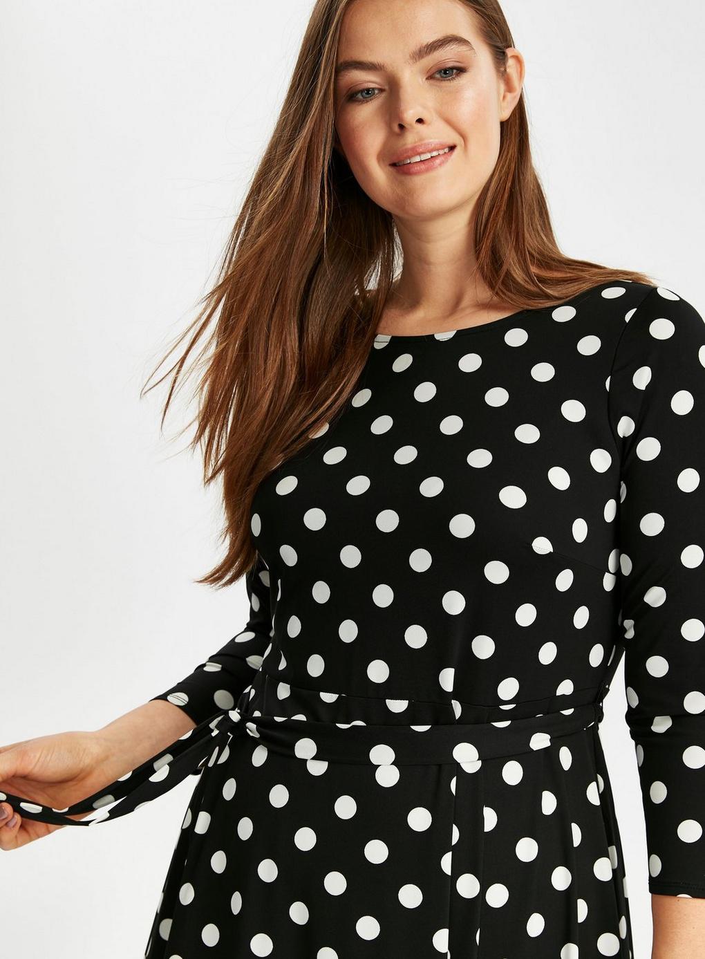 evans spotty dress