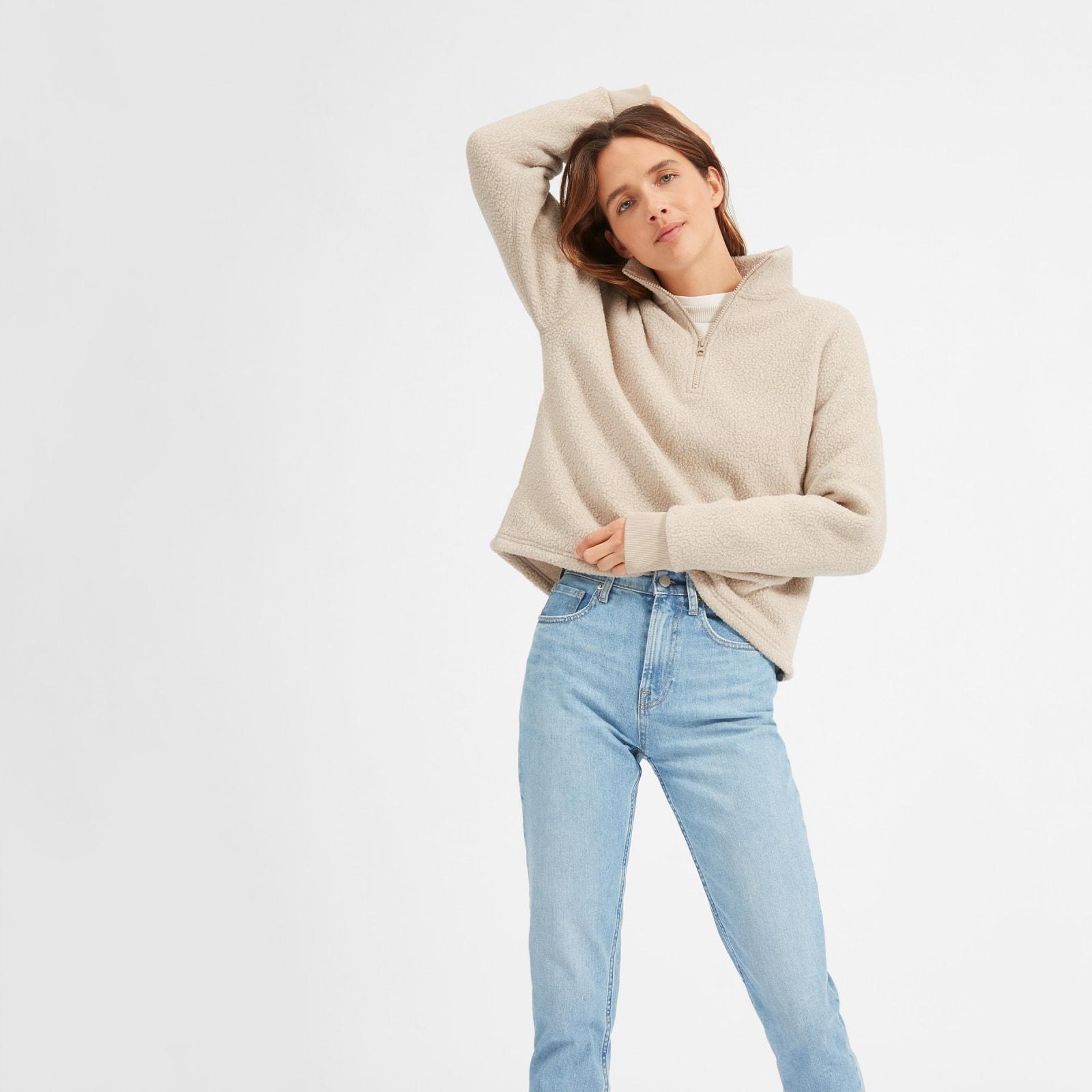 everlane half zip