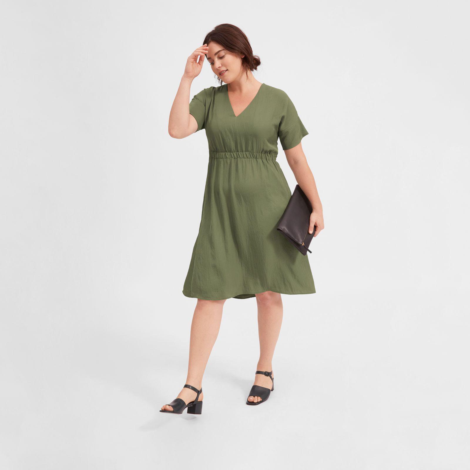 everlane green dress