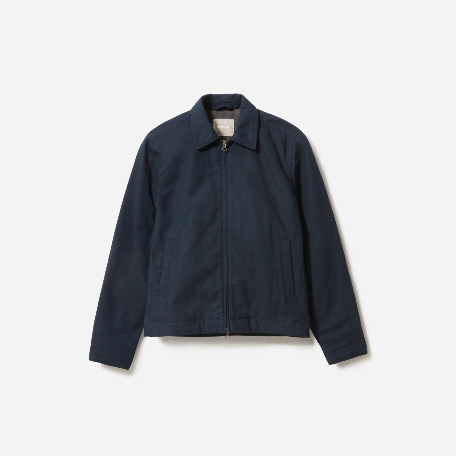 mens navy canvas jacket