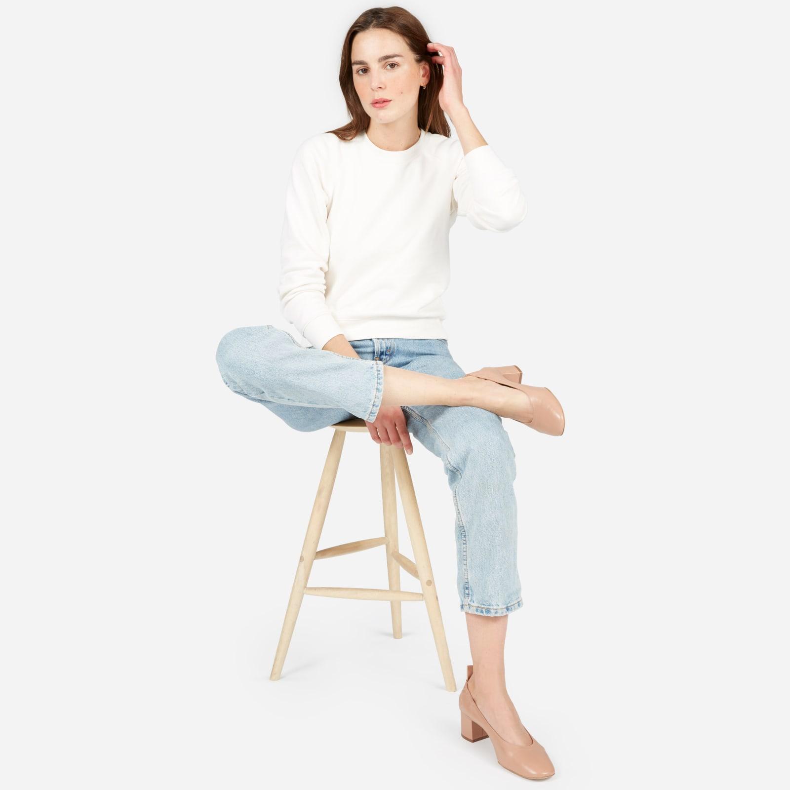 everlane day heel rose tan