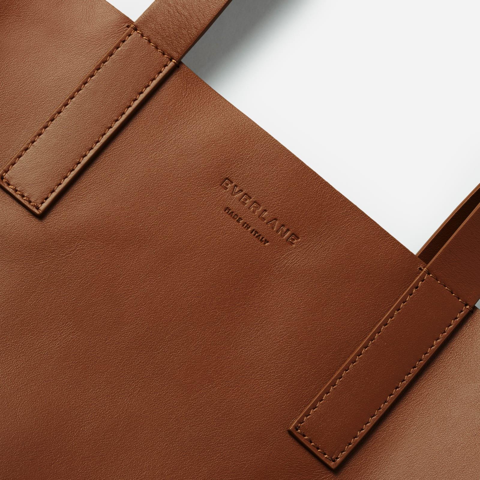 everlane day market tote cognac