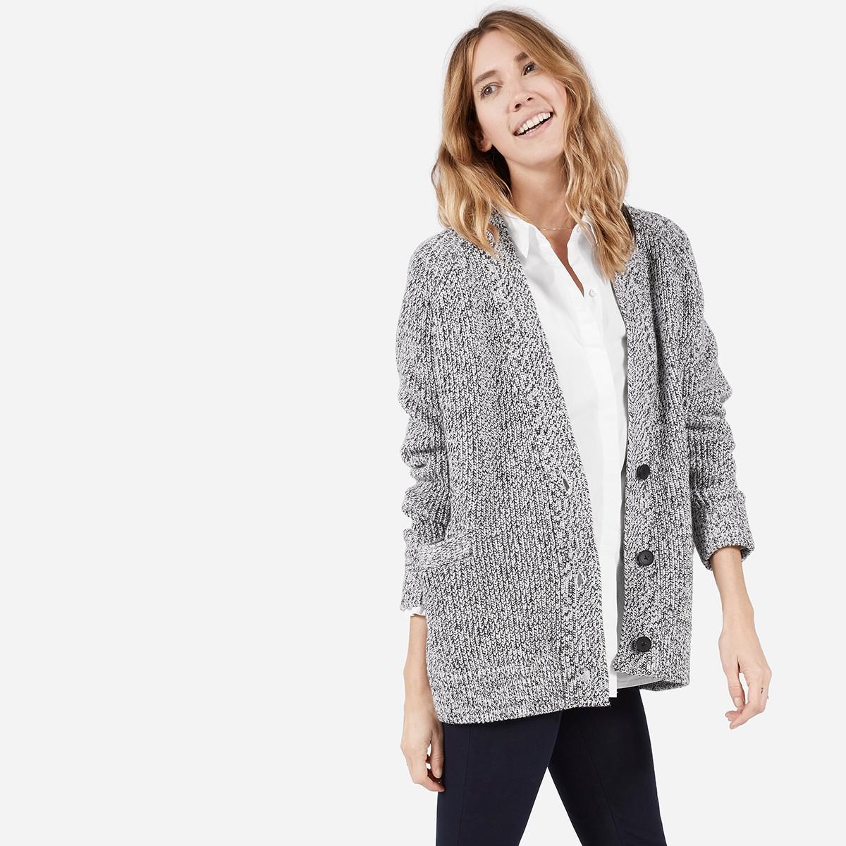 everlane chunky cardigan