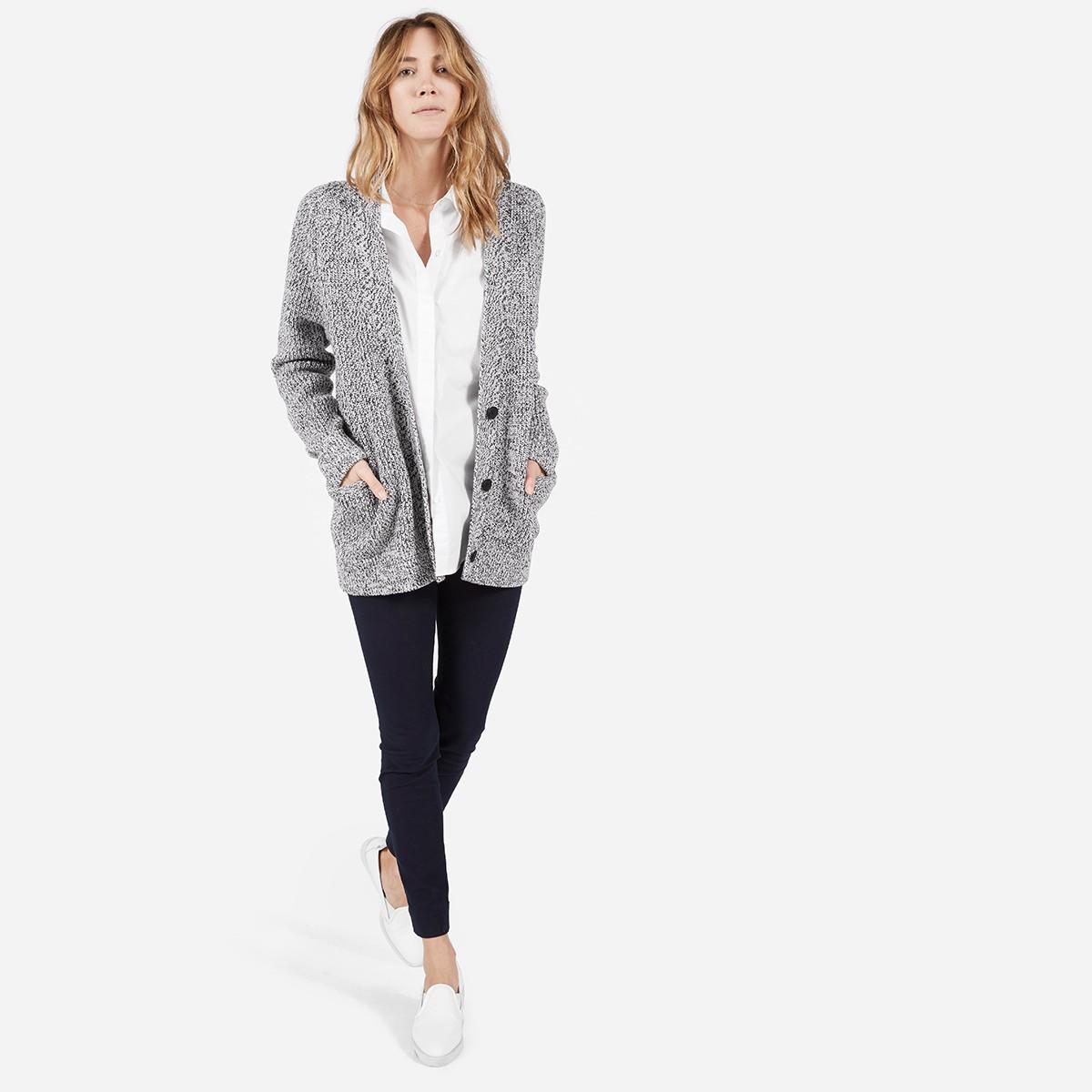 everlane chunky cardigan