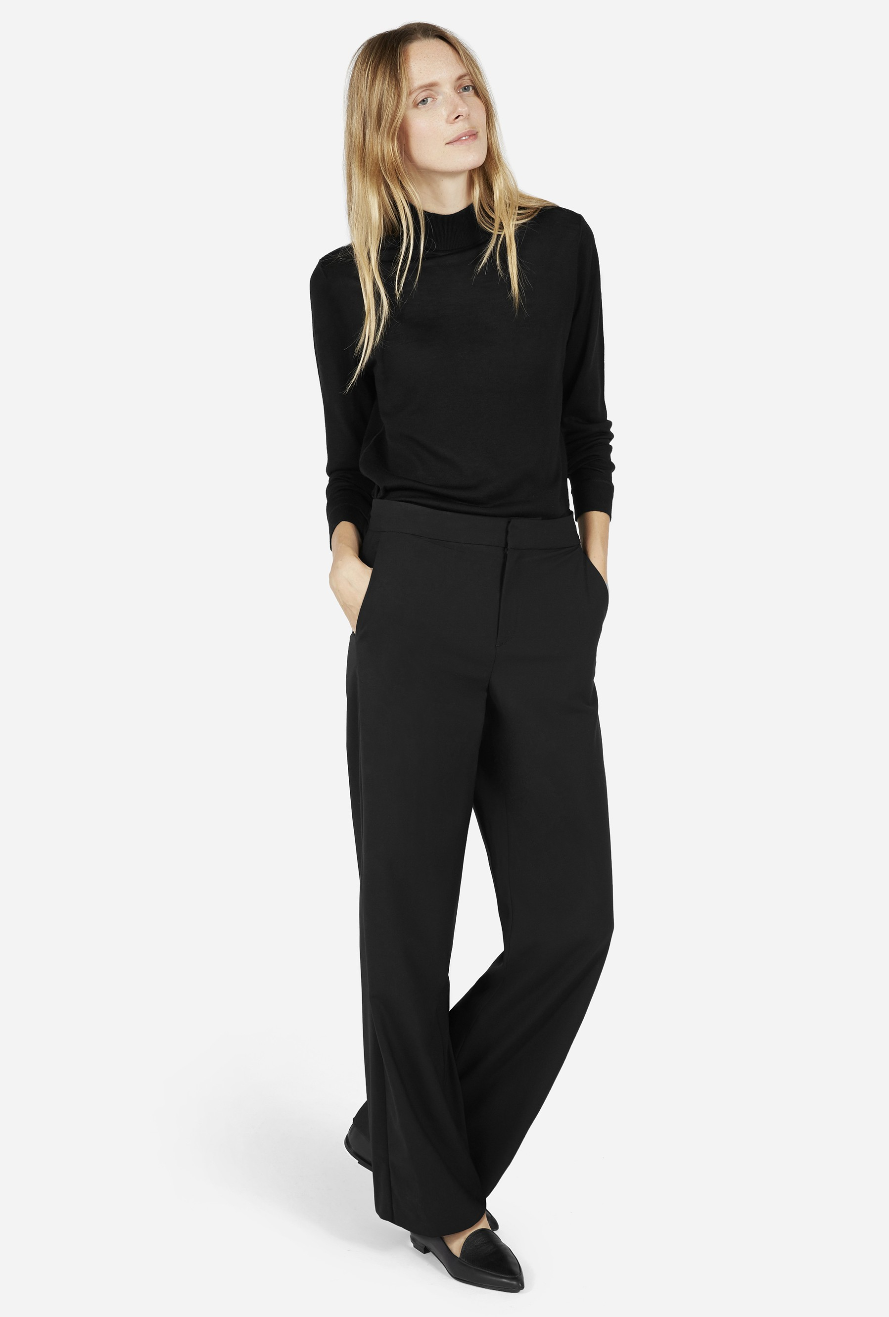 Everlane Wool The Slouchy Wide Leg Pant 