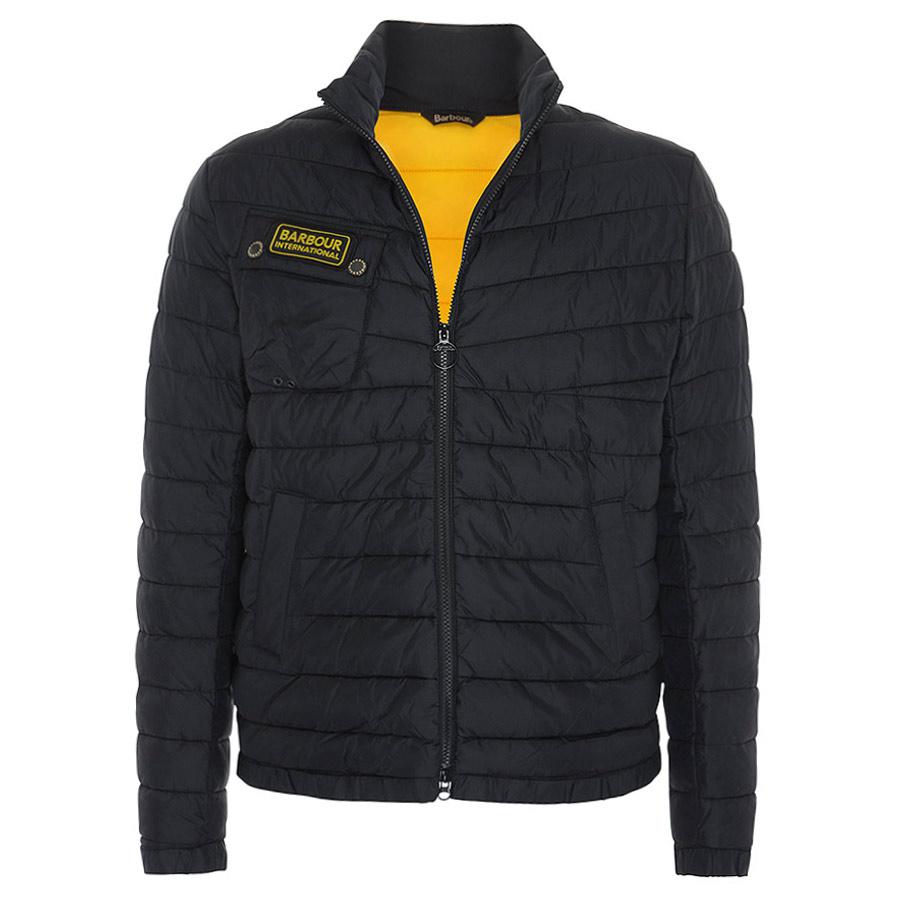Barbour Chain International Baffle Puffa Jacket in Black for Men - Save ...