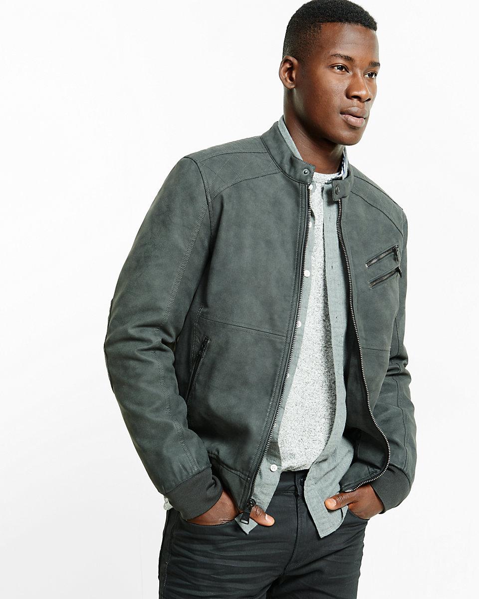 express mens suede jacket