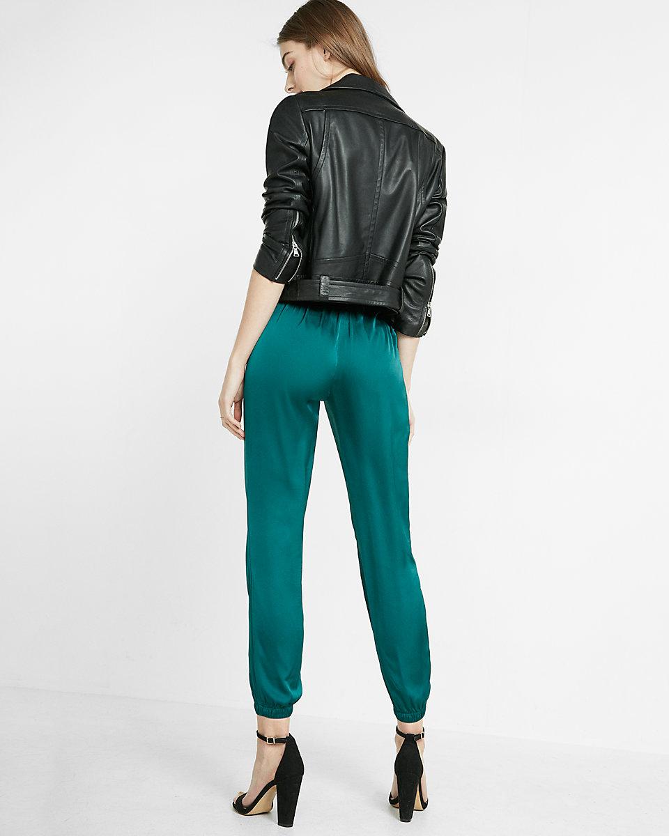 express mid rise ankle jogger pant