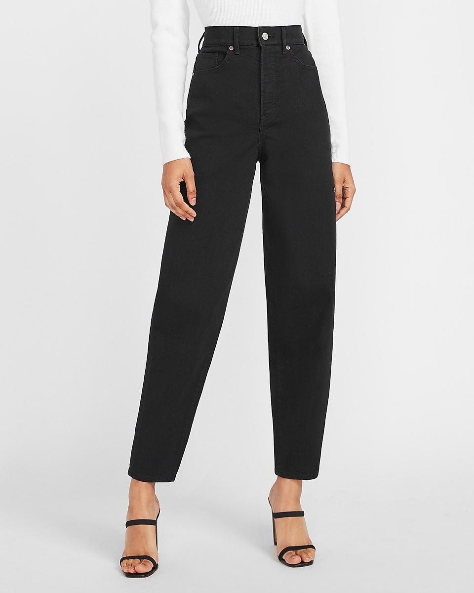 Express Denim Super High Waisted Black 