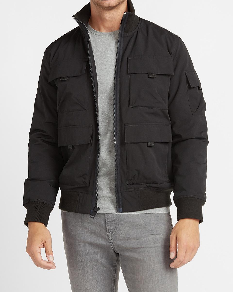 utility bomber jacket