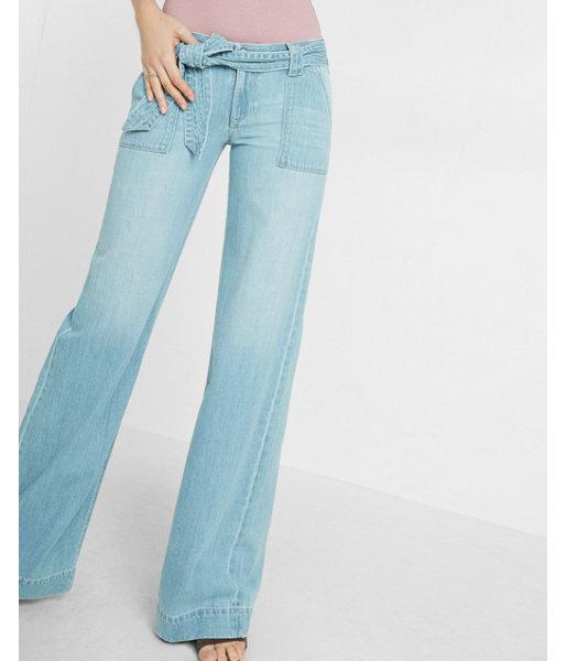 express wide leg flare jeans