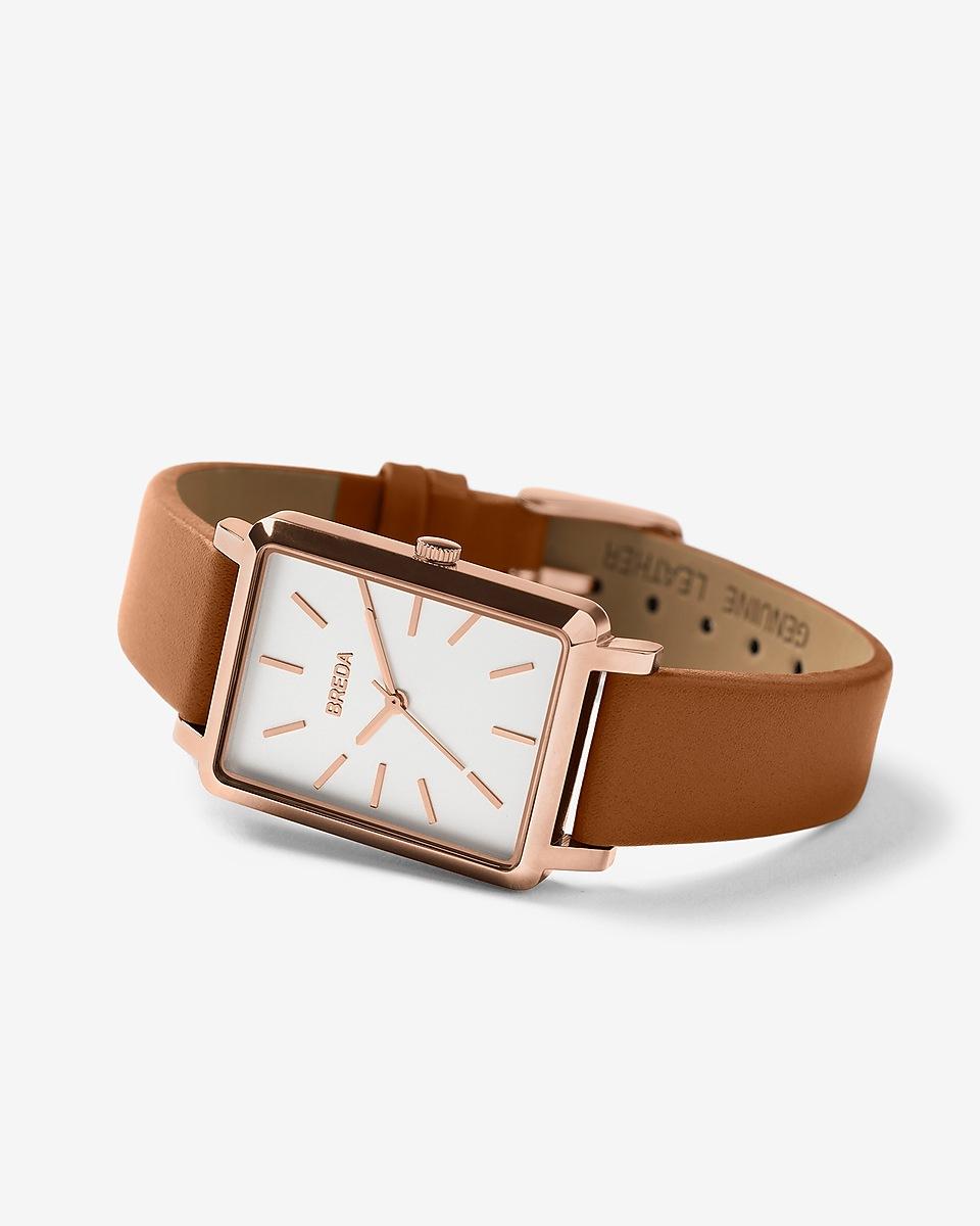 Express Leather Breda Brown Baer Watch - Lyst