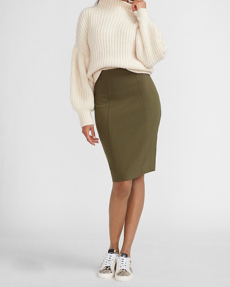 express green mini skirt