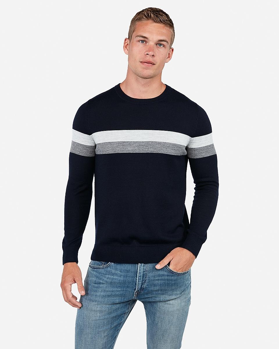 express striped sweater
