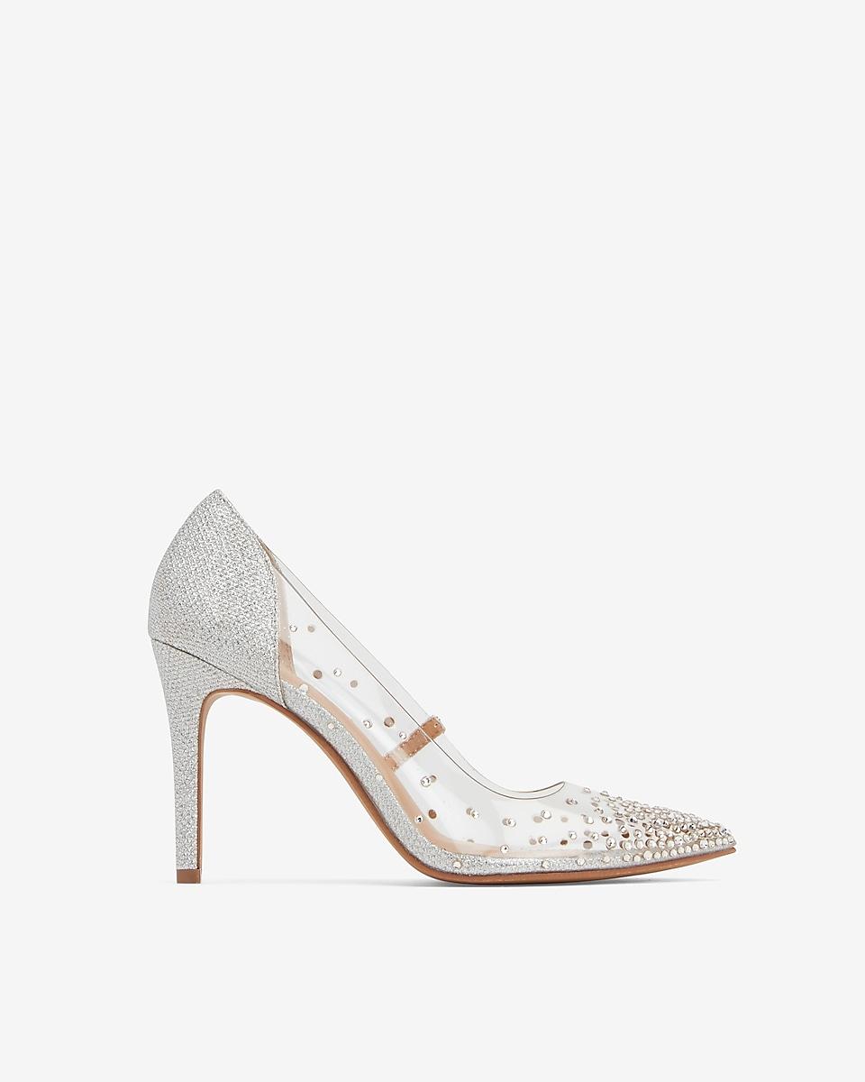 rhinestone pumps