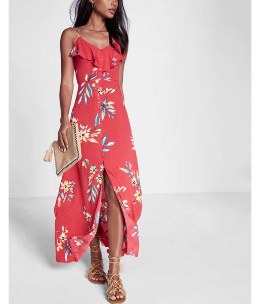 express red floral dress