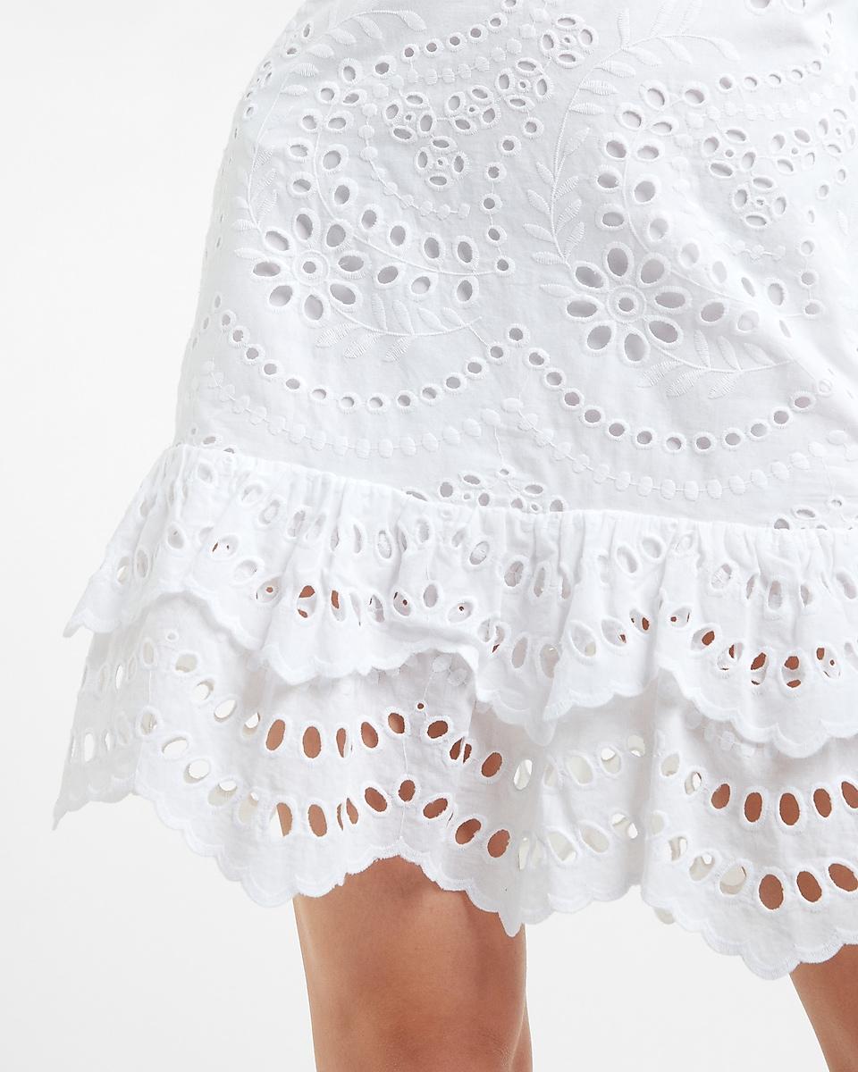 express eyelet skirt
