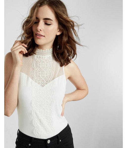 express mock neck tank