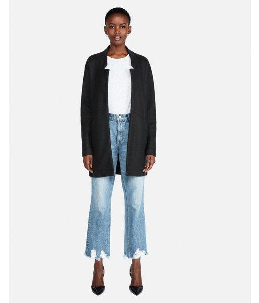 oversized knit blazer