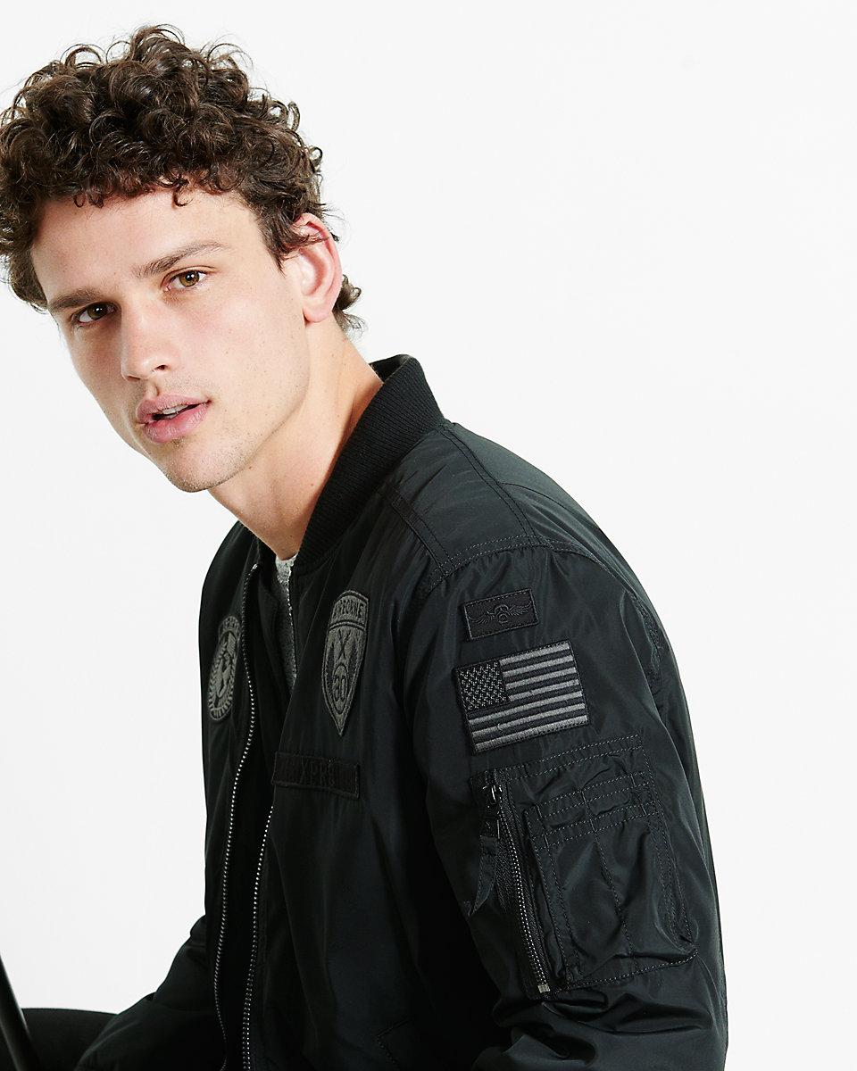 express bomber jacket mens