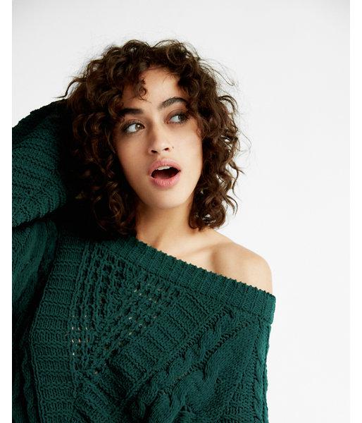 Express green sweater Clearance