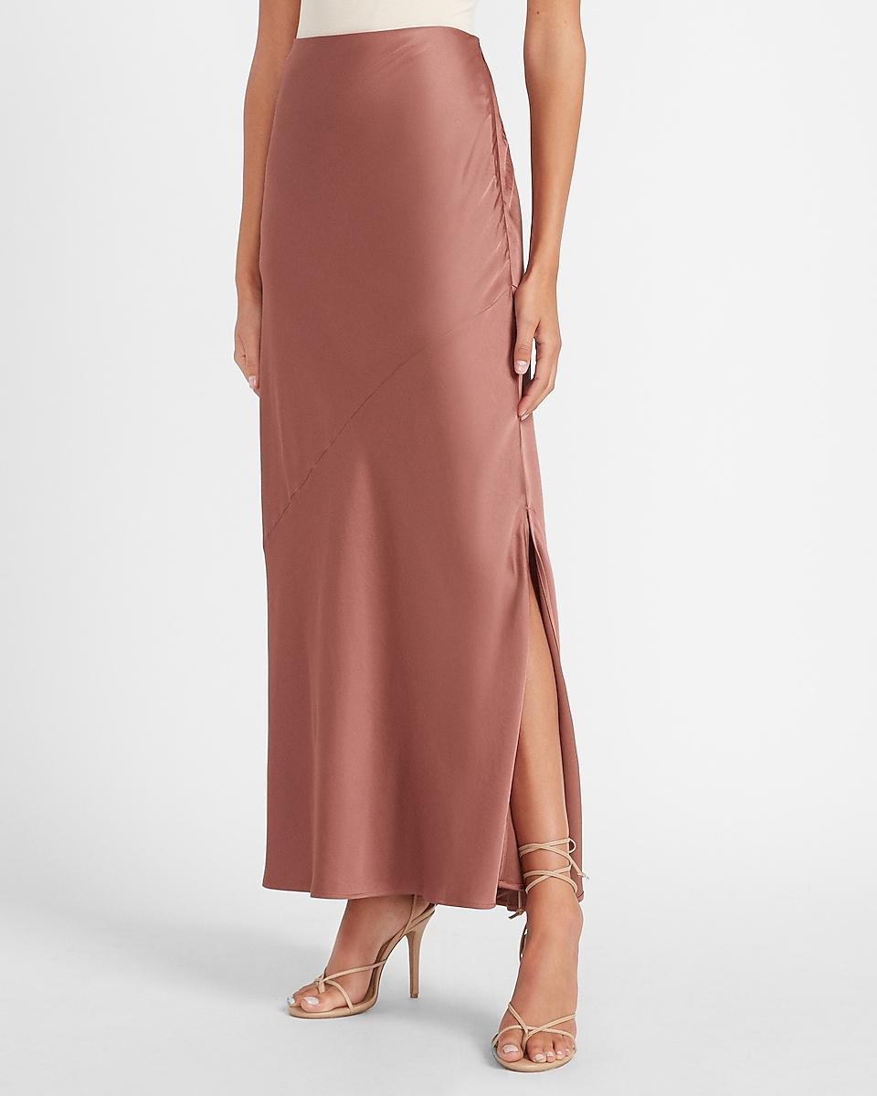 express rust skirt