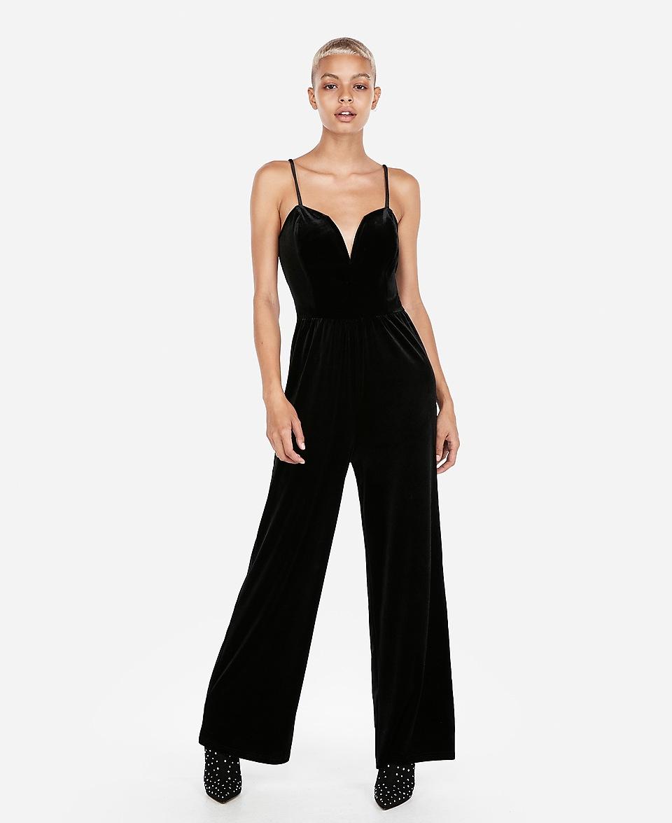 express jumpsuit velvet