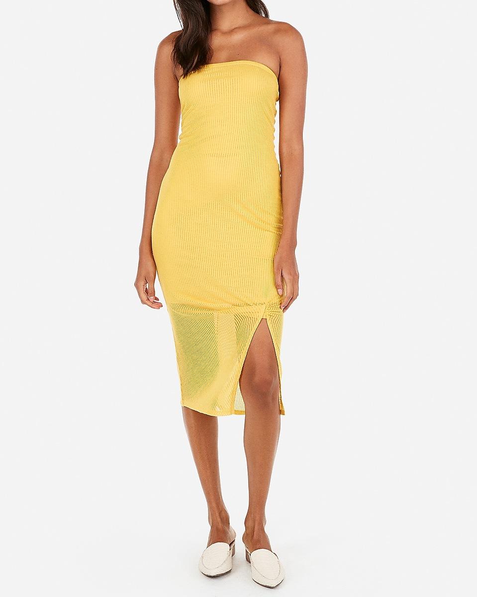 express ribbed midi dress