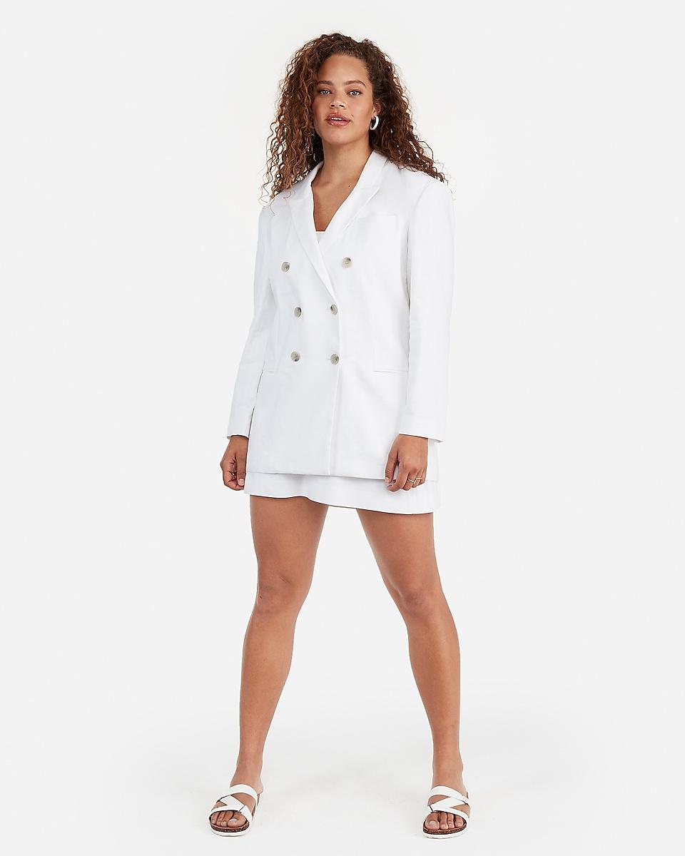 double breasted boyfriend blazer