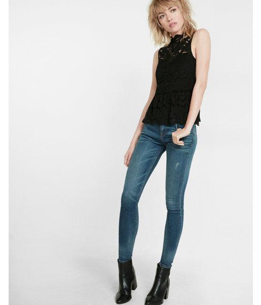 express mock neck tank