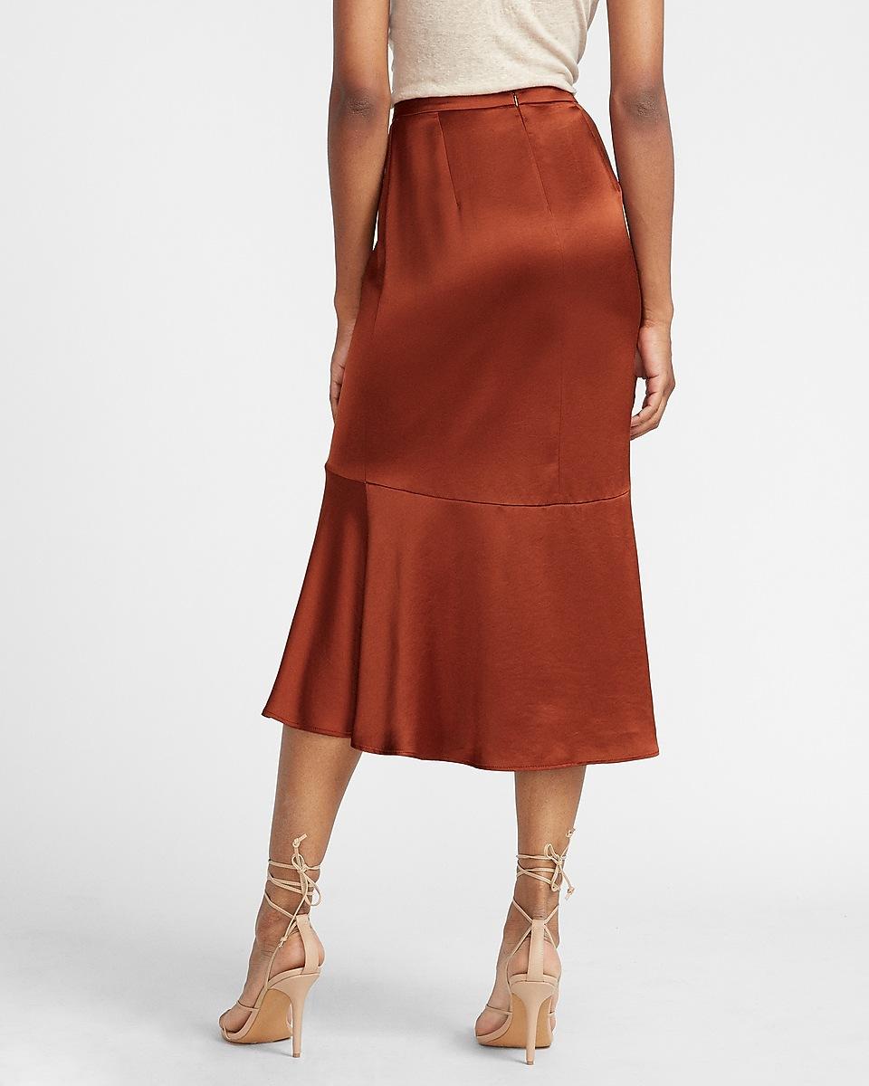 express draped skirt