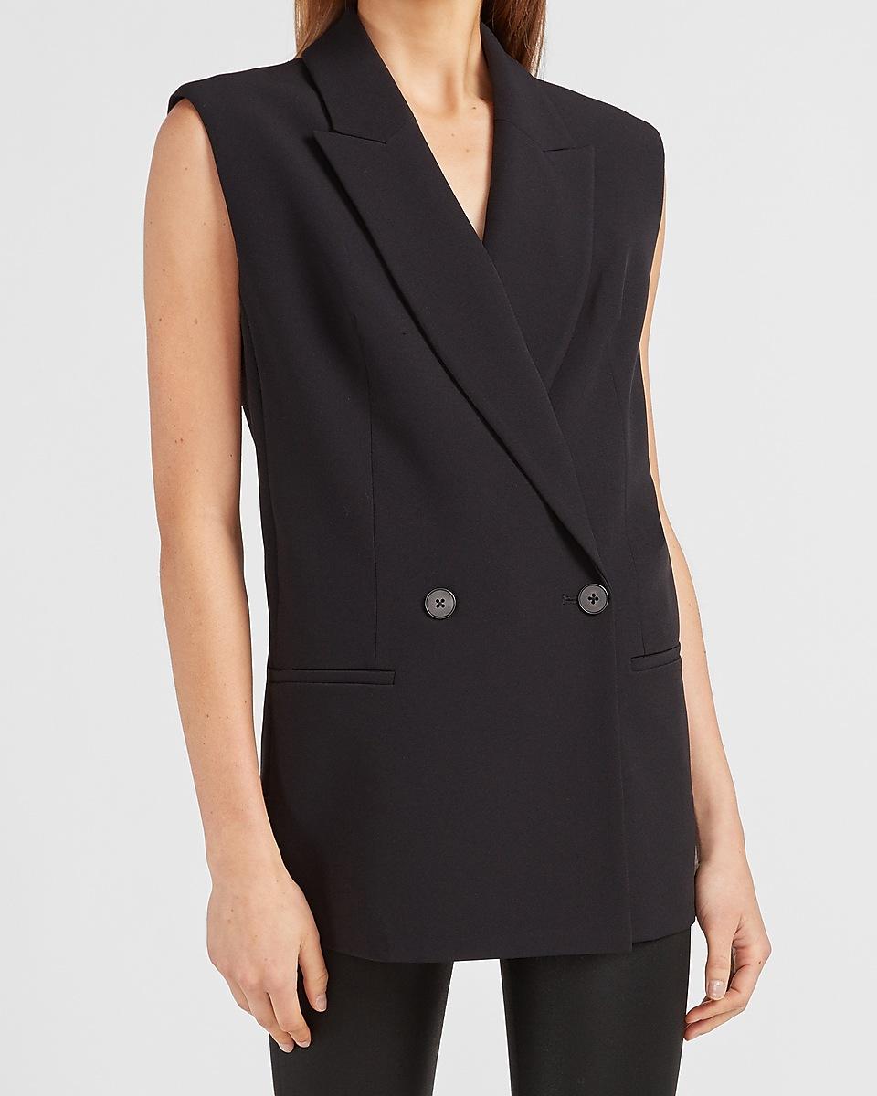express sleeveless blazer