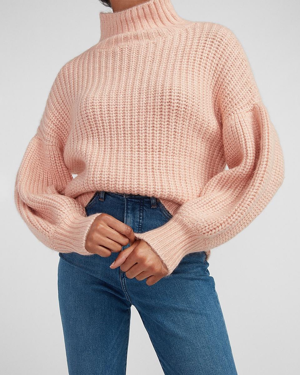 express pink sweater