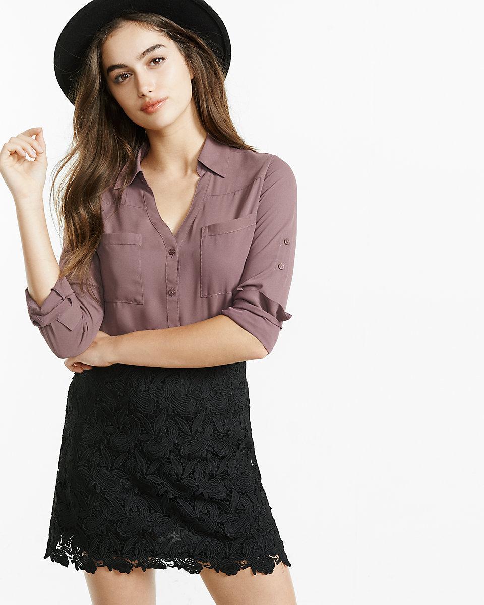 Express Synthetic Slim Fit Convertible 