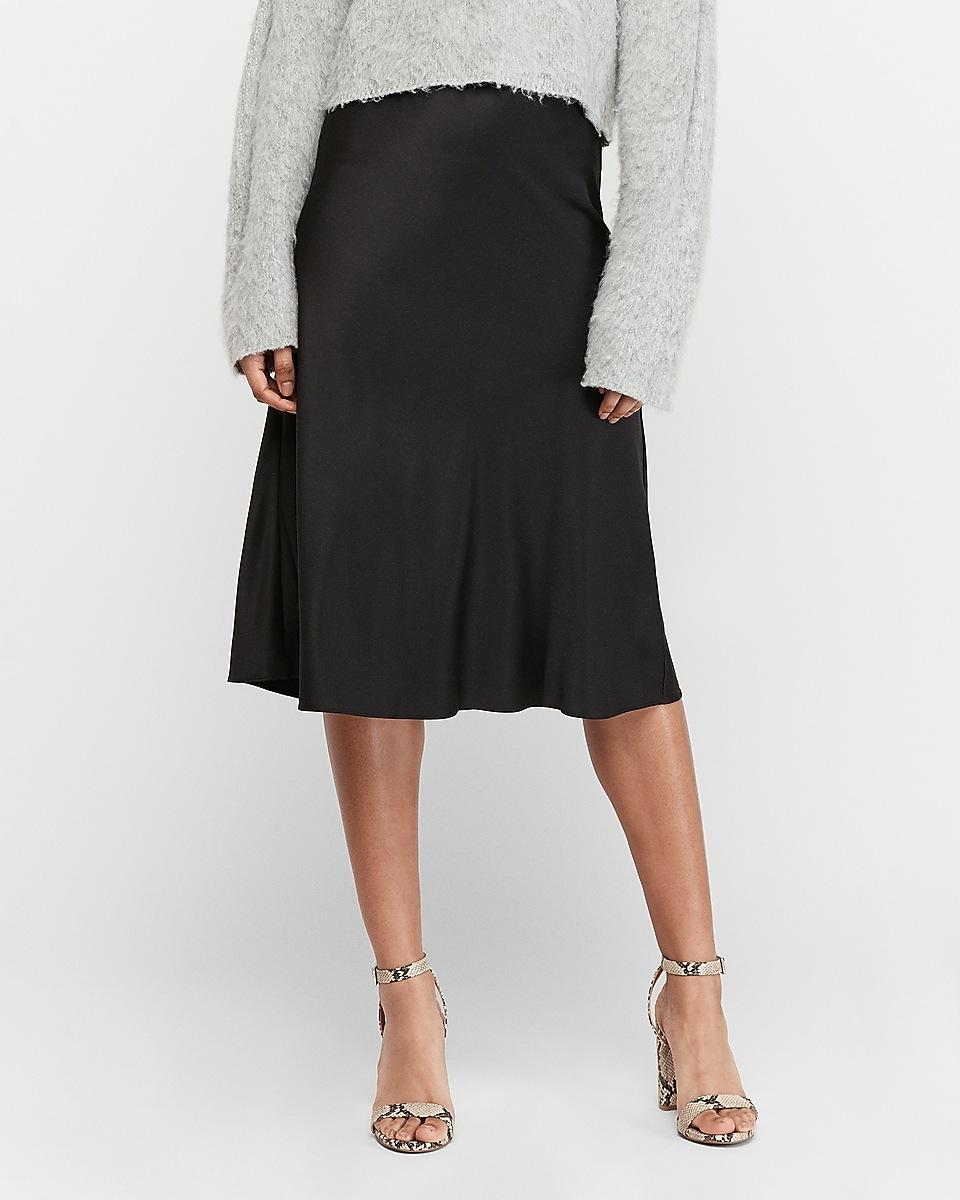express satin skirts