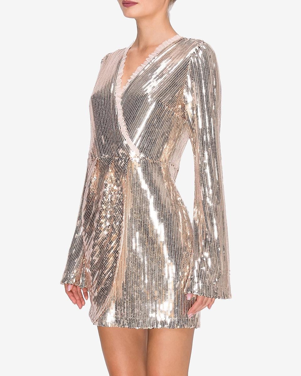 sequin express dress