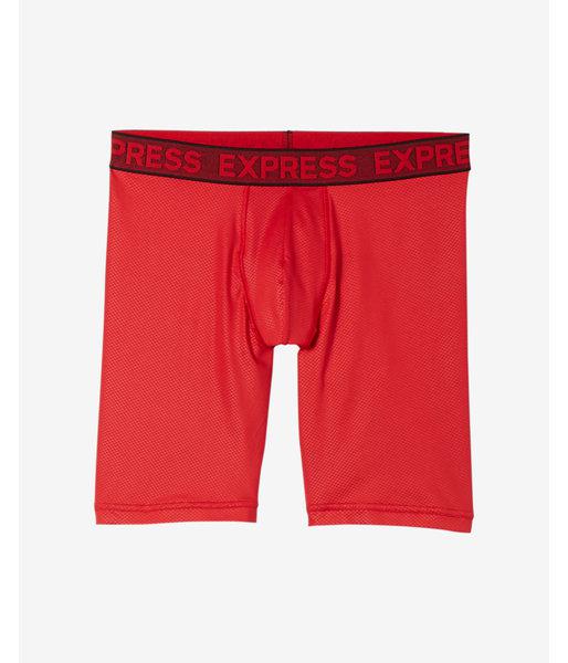Express Printed Performance Extended Boxer Briefs in Red for Men - Lyst