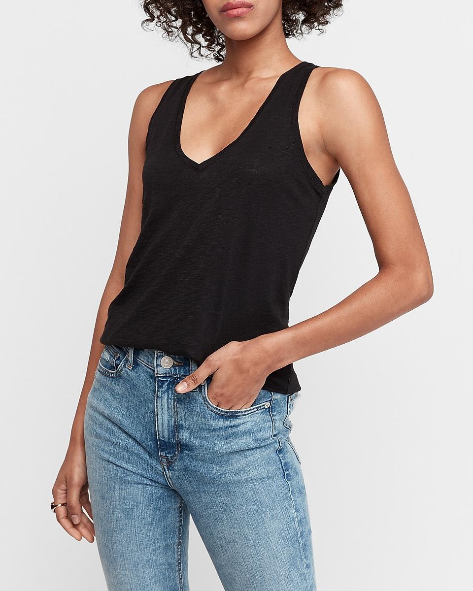 express v neck tank