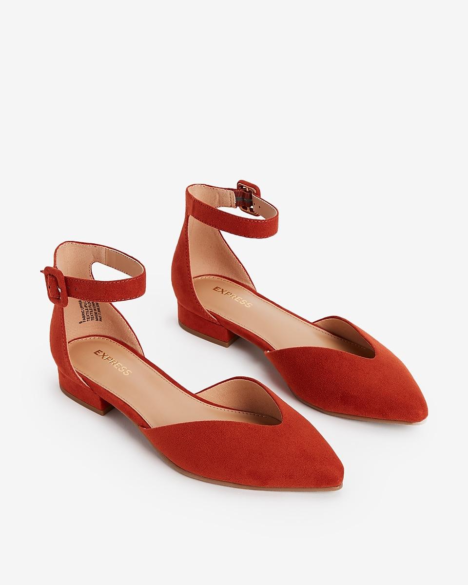 crocodile flat shoes