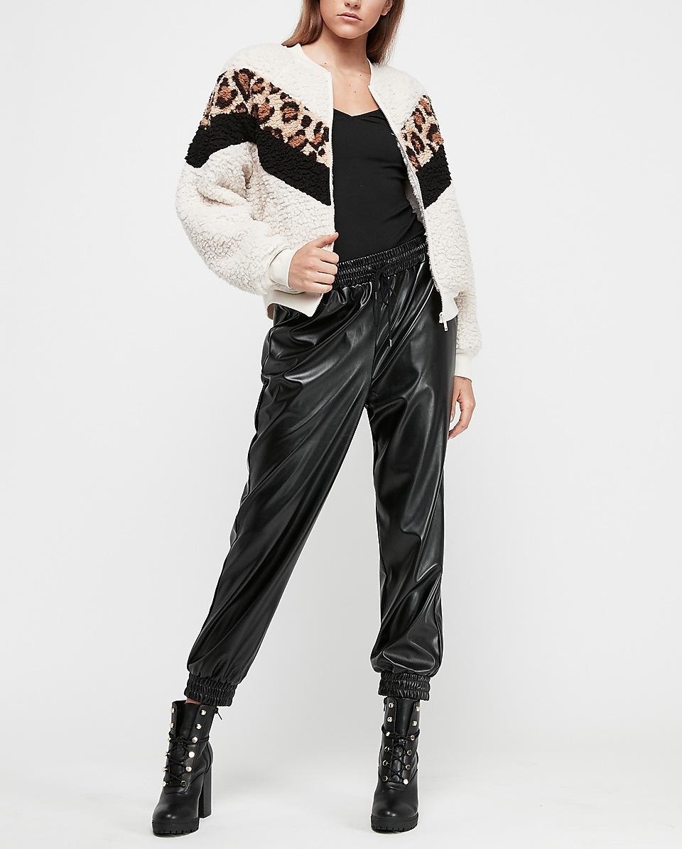 express sherpa hoodie