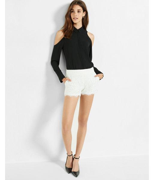 Express Lace Shorts on Sale, UP TO 62 