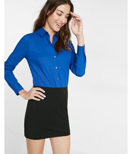 slim fit long sleeve essential shirt