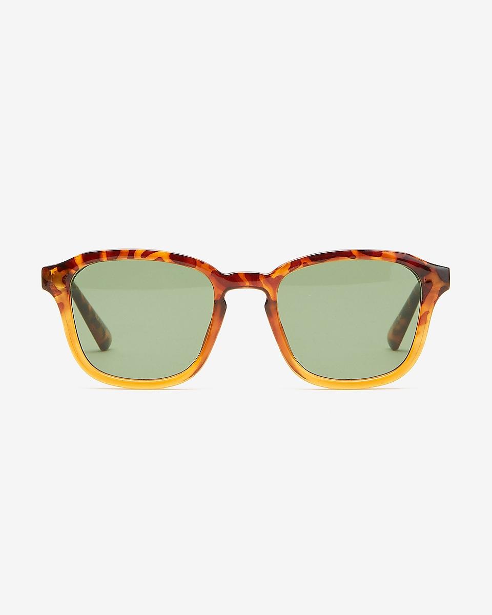 Express Tortoise Shell Frame Sunglasses Brown For Men Lyst