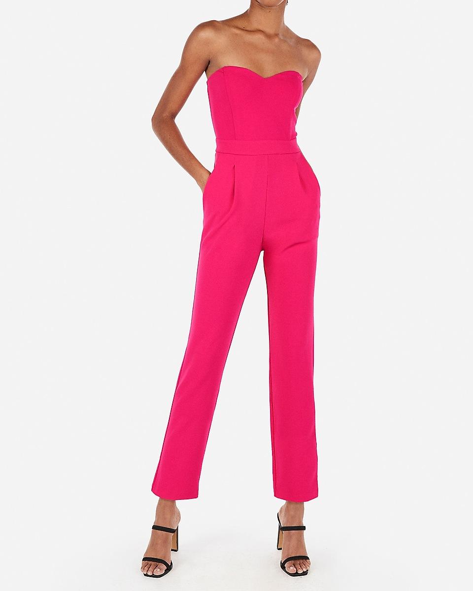 Express jumpsuit pink Clearance
